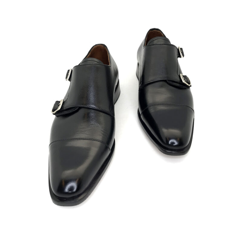 Zapato Doble Hebilla Negro - Imagen 2