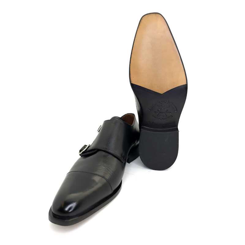 Zapato Doble Hebilla Negro - Imagen 3