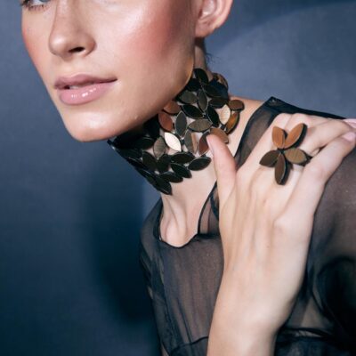 Anillo Kate Leaves Flower