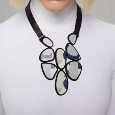 Collar Stone Necklace Gris